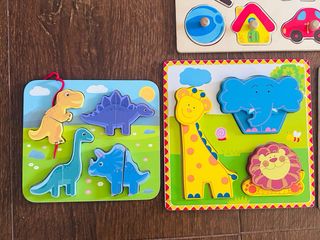 Lote Puzzles Madera Infantiles