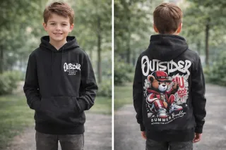 Sudadera con oso Outsider