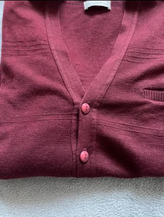 Cardigan Vintage Bordeaux taglia unica