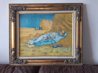 Cuadro antiguo Los campesinos