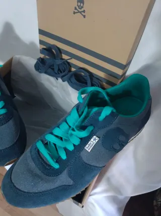 Zapatillas Scalpers Azul/Verde * A entrenar