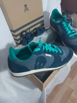 Zapatillas Scalpers Azul/Verde * A entrenar