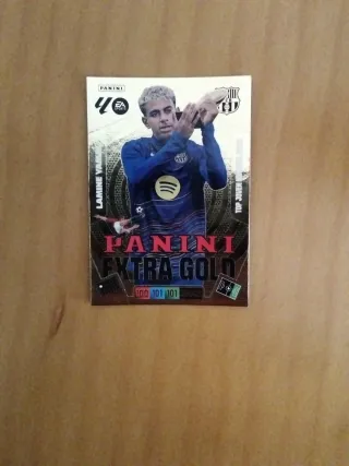 Carta Panini Adrenalyn Lamine Yamal Gold 2025