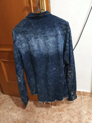 Camisa vaquera FLEX STEY XL desgastada