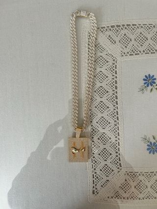 Cadena Hanzel la H Icebaby Oro y Verde