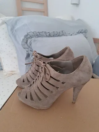 Botines Zara topo Talla 36