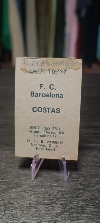 Lote Cromos Barça 76/77