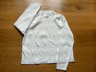 Jersey blanco con rayas