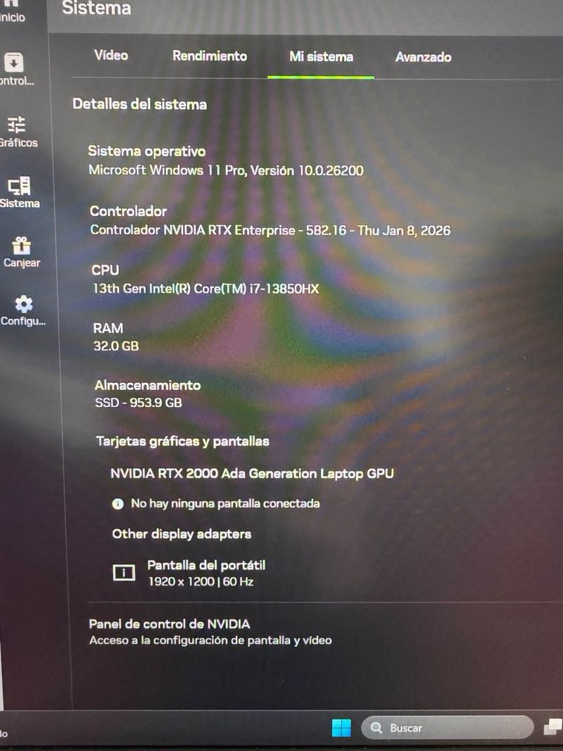 Dell Precision 7680 1Tb SSD 32 gb RTX2000 8Gb Vram afbeelding 7
