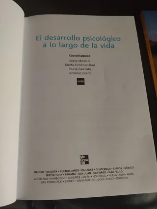 El Desarrrollo psicologico a lo largo de la vida.