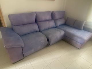 Sofá eléctrico con chaise longue 3 plazas