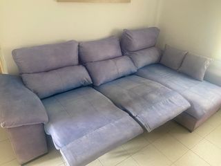 Sofá eléctrico con chaise longue 3 plazas