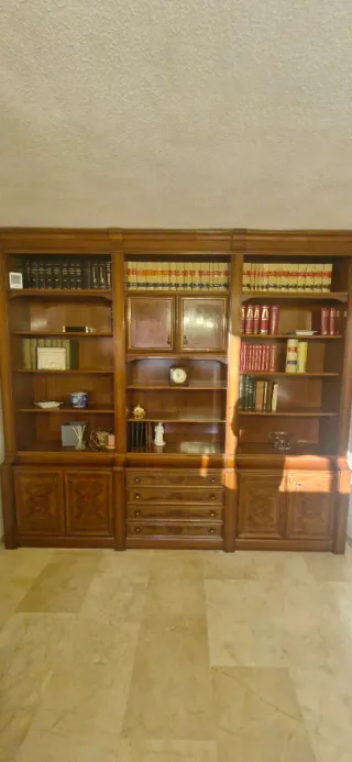 Librería clásica madera maciza