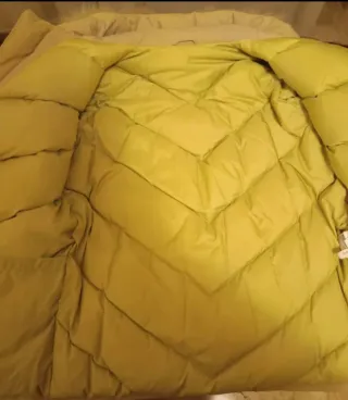 Giubbotto uomo piuma d'oca XXL beige