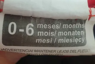 Disfraz infantil rayas rojas y negras