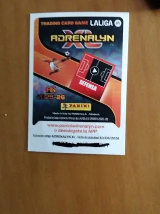 Carta Adrenalyn XL Carvajal 25-26
