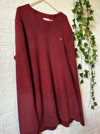 Jersey Tommy Hilfiger Rojo burdeos