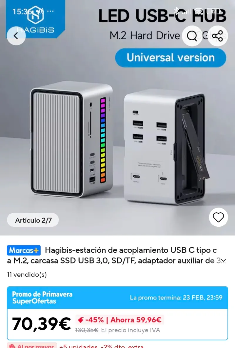 Hagibis U100 Ultra USB-C Docking Station afbeelding 4