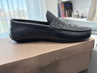 Mocasines Martinelli Talla 40 Azul Marino.