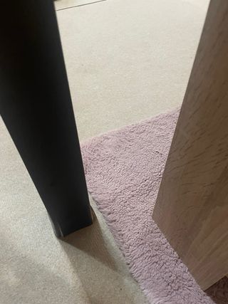 Mesa extensible madera oscura