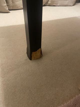 Mesa extensible madera oscura