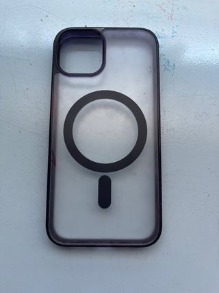 Funda móvil IPhone 13,14 Blanca 2€ Morada 4€ Negra
