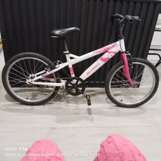 Bicicleta DENBIKE FIRST 20 Rosa/Branco