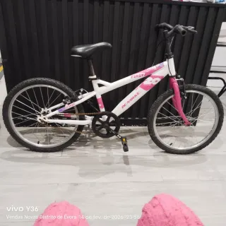 Bicicleta DENBIKE FIRST 20 Rosa/Branco