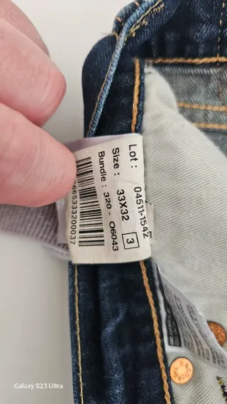 Pantalón Vaquero Levi's 511 azul Talla 33/32
