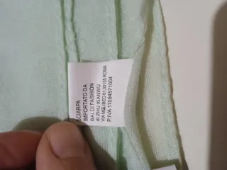 Sciarpa verde acqua con cactus Candida donna