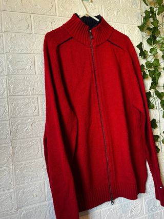 Jersey vintage Lana Cordero Cuello Alto Cremallera