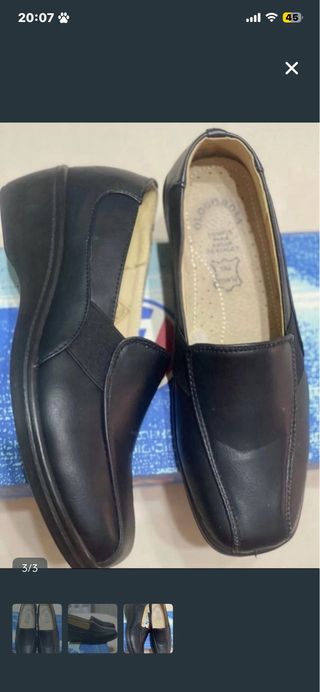 Zapatos de piel negros