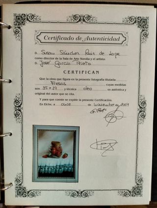 Pintura hiperrealista Jose Garcia Prieto