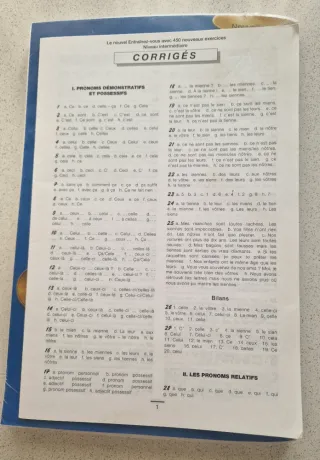 Grammaire 450 Nouveaux Exercices, Niv Intermédiair