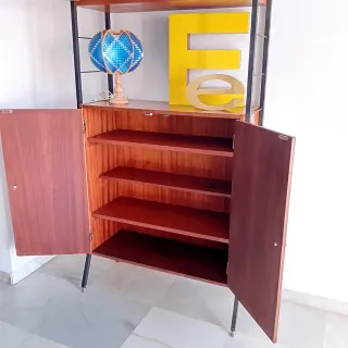 Mueble vintage madera y metal