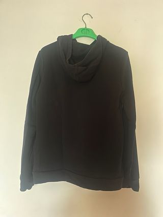 Felpa Adidas nera con logo