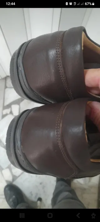 Scarpe uomo pelle marrone taglia 43