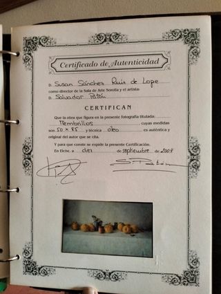 Bodegón hiperrealista Salvador Paton