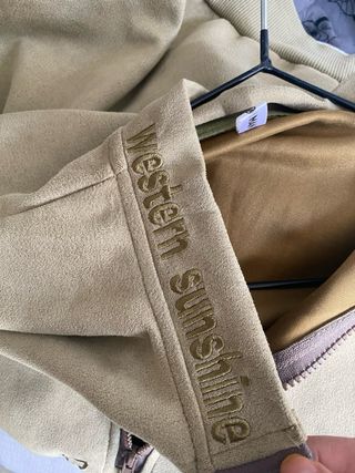 Sudadera Z-Man media cremallera beige Talla M