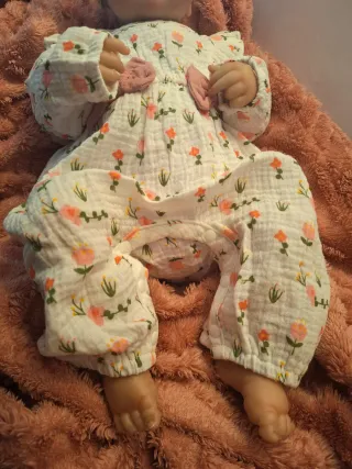 Bebé Reborn Vinilo y Tela