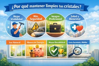 limpieza de cristales comercial y residencial