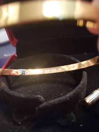 Pulsera acero y baño de oro Estilo Mítica Nueva