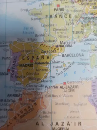 Mapa Mundi Político 132x105 cm