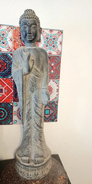 Scultura vintage Buddha Maisons du Monde in pietra