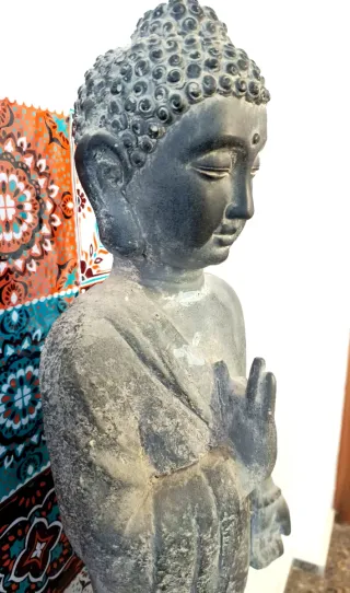 Scultura vintage Buddha Maisons du Monde in pietra
