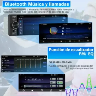 Radio Coche CarPlay/Android Auto 1 DIN