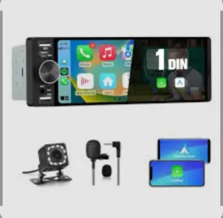 Radio Coche CarPlay/Android Auto 1 DIN