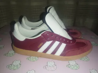 Zapatillas Adidas Samba Rojas y Blancas