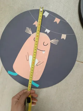 Lote 3 cuadros infantiles monstruos