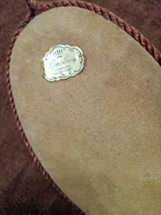 Medaglione Velluto con rosa Capodimonte. Anno 60